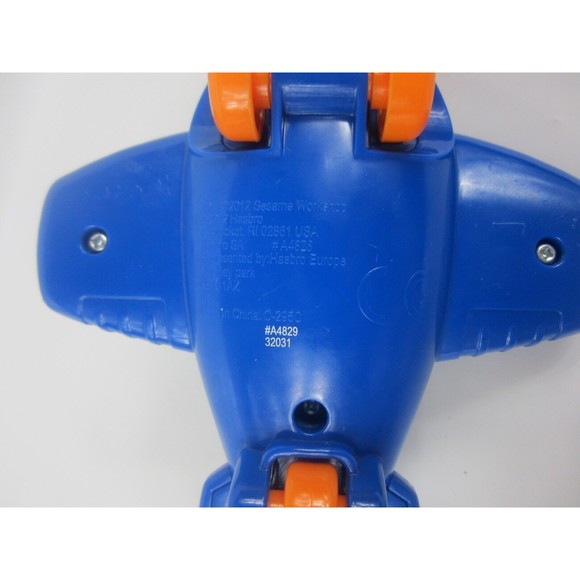 2012 Hasbro Sesame Street 5 Inch 123 Blue Toy Plane Airplane Replacement Piece - Picture 4 of 4